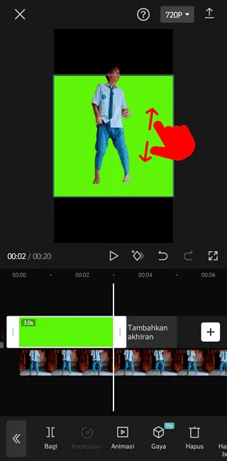 Screenshot 20220805 094645 Cara Ubah Background Video Menjadi Green Screen di CapCut 27 Screenshot 20220805 094645