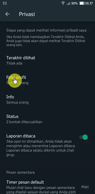 Screenshot 20220812 093705 Cara Sembunyikan Foto Profil WhatsApp dari Kontak Tertentu 5 Screenshot 20220812 093705