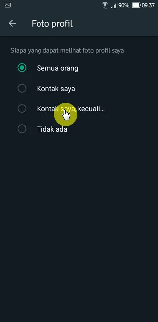 Screenshot 20220812 093718 Cara Sembunyikan Foto Profil WhatsApp dari Kontak Tertentu 6 Screenshot 20220812 093718