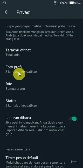Screenshot 20220812 093916 Cara Sembunyikan Foto Profil WhatsApp dari Kontak Tertentu 9 Screenshot 20220812 093916
