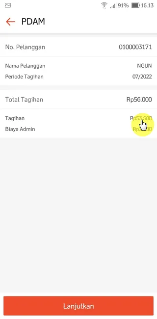 Screenshot 20220813 161352 Cara Mudah Cek Tagihan Air PDAM di Aplikasi Shopee 4 Screenshot 20220813 161352