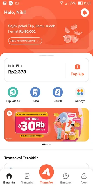 Screenshot 20220815 110154 Cara Beli Pulsa dari Berbagai Provider dengan Koin Flip 7 Screenshot 20220815 110154