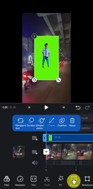 Screenshot 20220826 082955 Cara Gabungkan Video Green Screen ke Video Lain di VN 11 Screenshot 20220826 082955