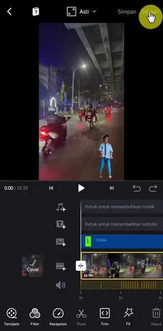 Screenshot 20220826 084630 Cara Gabungkan Video Green Screen ke Video Lain di VN 16 Screenshot 20220826 084630