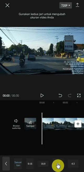 Screenshot 20220829 143133 Cara Cepat Ubah Aspek Rasio Video di Aplikasi CapCut 9 Screenshot 20220829 143133
