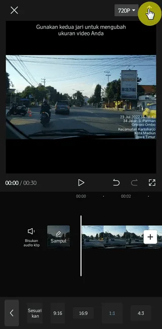 Screenshot 20220829 143236 Cara Cepat Ubah Aspek Rasio Video di Aplikasi CapCut 10 Screenshot 20220829 143236