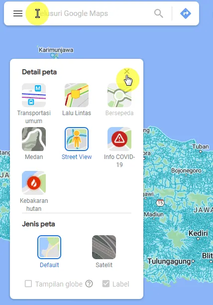 cari alamat Cara Ganti Tahun Google Maps untuk Melihat Tempat Masa Lalu 5 cari alamat