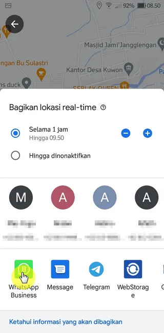 Cara Share Lokasi di Google Maps Secara Real-Time 7 Screenshot 20220902 085052 Cara Share Lokasi di Google Maps Secara Real-Time 5 Screenshot 20220902 085052