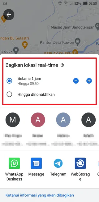 Cara Share Lokasi di Google Maps Secara Real-Time 6 Screenshot 20220902 085054 Cara Share Lokasi di Google Maps Secara Real-Time 4 Screenshot 20220902 085054