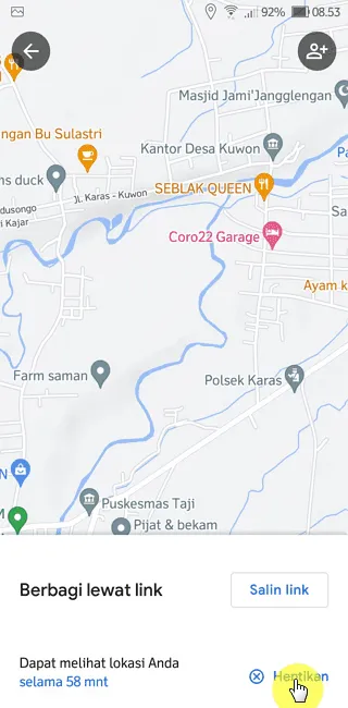 Cara Share Lokasi di Google Maps Secara Real-Time 14 Screenshot 20220902 085309 Cara Share Lokasi di Google Maps Secara Real-Time 12 Screenshot 20220902 085309