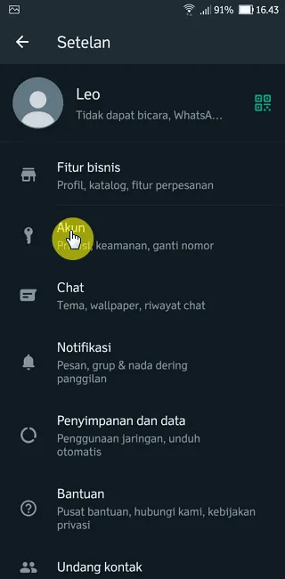 Screenshot 20220907 164340 Cara Mudah Hapus Otomatis Semua Chat WhatsApp 3 Screenshot 20220907 164340