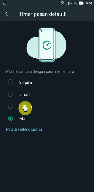 Screenshot 20220907 164449 Cara Mudah Hapus Otomatis Semua Chat WhatsApp 6 Screenshot 20220907 164449