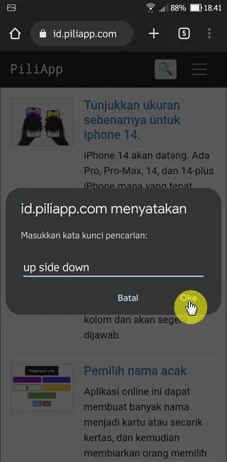 Screenshot 20220915 184142 Cara Kirim Teks Terbalik di WhatsApp Tanpa Aplikasi 3 Screenshot 20220915 184142