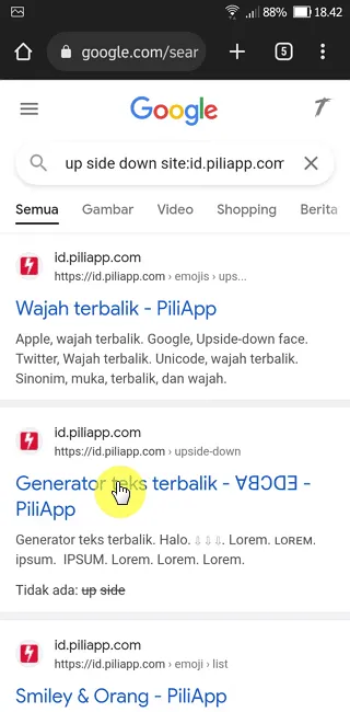 Screenshot 20220915 184205 Cara Kirim Teks Terbalik di WhatsApp Tanpa Aplikasi 4 Screenshot 20220915 184205