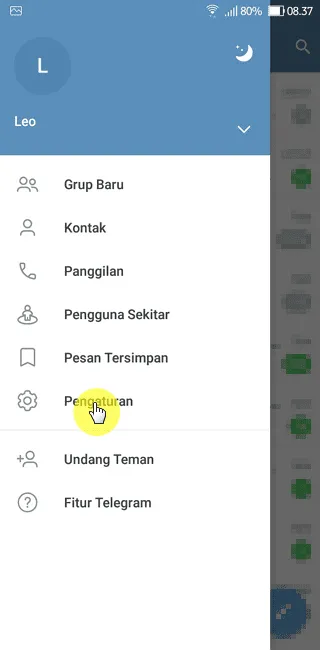 Screenshot 20220922 083751 Cara Membuat Jadwal Otomatis Dark Mode di Aplikasi Telegram 2 Screenshot 20220922 083751