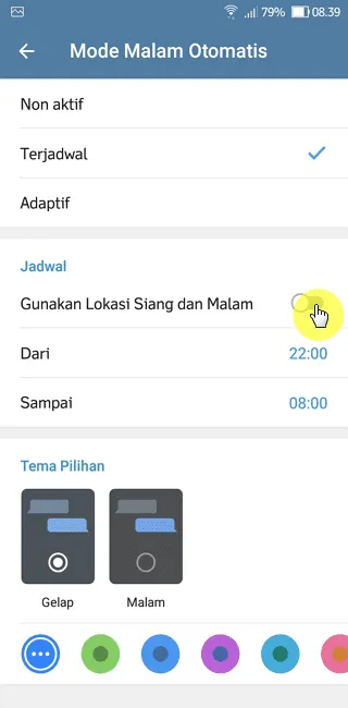 Screenshot 20220922 083956 Cara Membuat Jadwal Otomatis Dark Mode di Aplikasi Telegram 7 Screenshot 20220922 083956