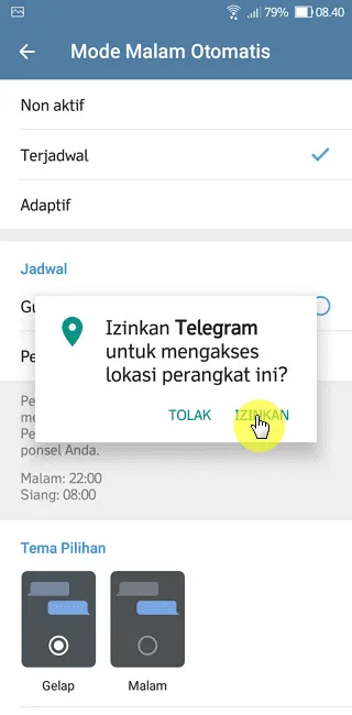 Screenshot 20220922 084008 Cara Membuat Jadwal Otomatis Dark Mode di Aplikasi Telegram 8 Screenshot 20220922 084008