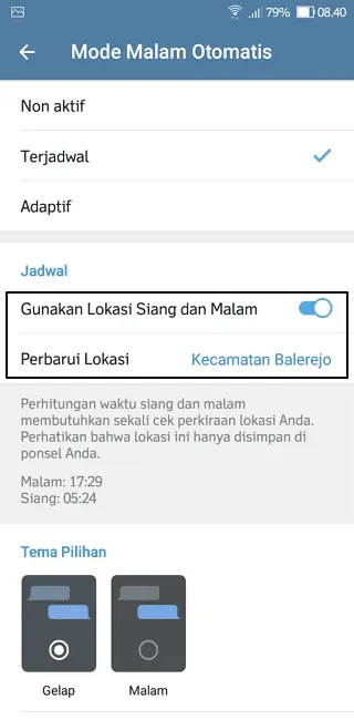 Screenshot 20220922 084025 Cara Membuat Jadwal Otomatis Dark Mode di Aplikasi Telegram 9 Screenshot 20220922 084025