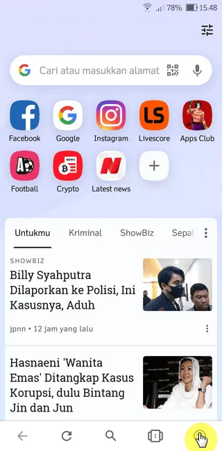 Screenshot 20220923 154836 Cara Aktifkan VPN di Aplikasi Opera Kurang dari 1 Menit 1 Screenshot 20220923 154836