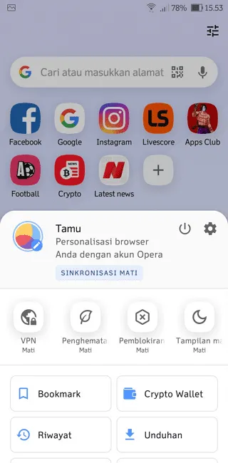 Screenshot 20220923 155324 Cara Aktifkan VPN di Aplikasi Opera Kurang dari 1 Menit 5 Screenshot 20220923 155324