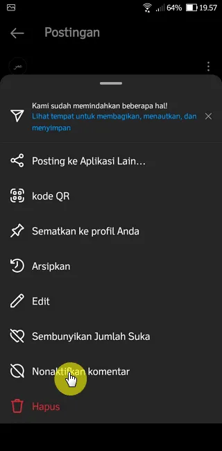 2 Cara Mematikan Kolom Komentar di Aplikasi Instagram 13 Screenshot 20220924 195803 2 Cara Mematikan Kolom Komentar di Aplikasi Instagram 11 Screenshot 20220924 195803