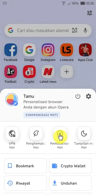 Cara Blokir Iklan yang Mengganggu di Aplikasi Opera 4 Screenshot 20220925 205626 Cara Blokir Iklan yang Mengganggu di Aplikasi Opera 2 Screenshot 20220925 205626