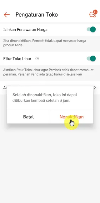 Cara Mengaktifkan Fitur Toko Libur di Aplikasi Shopee 10 Screenshot 20220929 081339 Cara Mengaktifkan Fitur Toko Libur di Aplikasi Shopee 8 Screenshot 20220929 081339