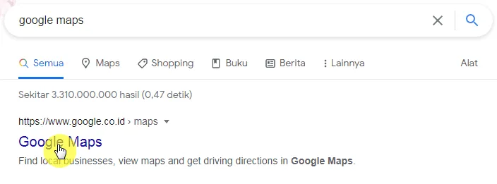 Cara Mengukur Jarak di Google Maps dengan Mudah 12 buka maps Cara Mengukur Jarak di Google Maps dengan Mudah 10 buka maps