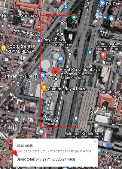 Cara Mengukur Jarak di Google Maps dengan Mudah 17 jarak total Cara Mengukur Jarak di Google Maps dengan Mudah 15 jarak total