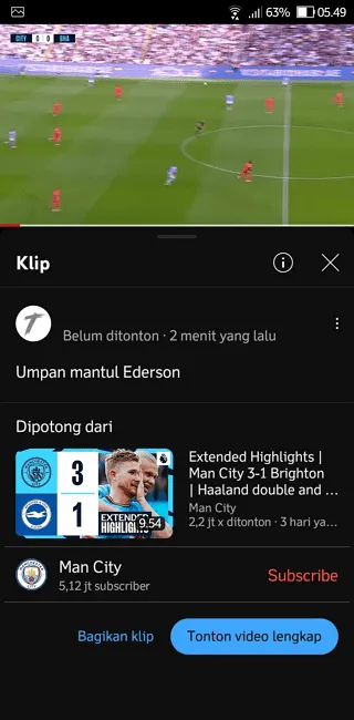 Screenshot 20221028 054954 Cara Buat Cuplikan Video YouTube Menggunakan Fitur Klip 6 Screenshot 20221028 054954