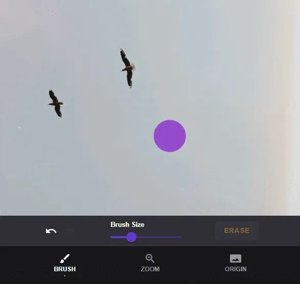 hasil brush 2 Cara Menghilangkan Objek Foto Tanpa Bantuan Aplikasi 5 hasil brush
