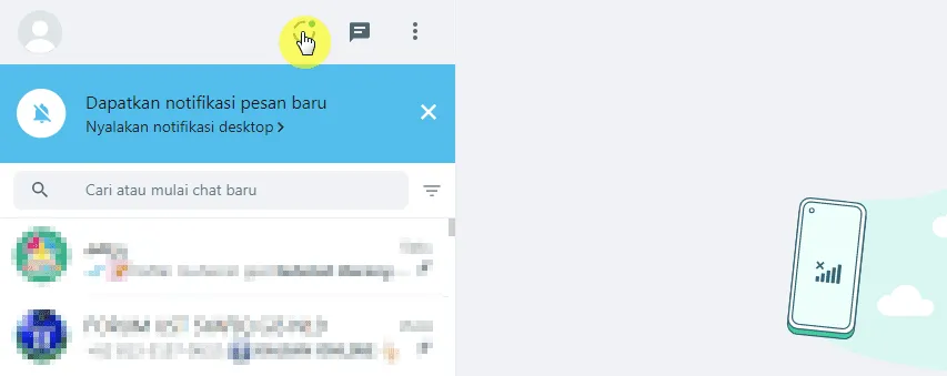 Cara Mudah Melihat Status Orang Lain di WhatsApp Web 9 status wa web Cara Mudah Melihat Status Orang Lain di WhatsApp Web 7 status wa web
