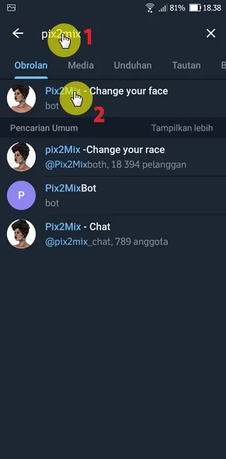 Screenshot 20221110 183842 Cara Ubah Warna Rambut pada Foto di Aplikasi Telegram 2 Screenshot 20221110 183842