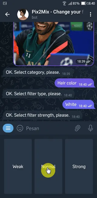 Screenshot 20221110 184043 Cara Ubah Warna Rambut pada Foto di Aplikasi Telegram 9 Screenshot 20221110 184043