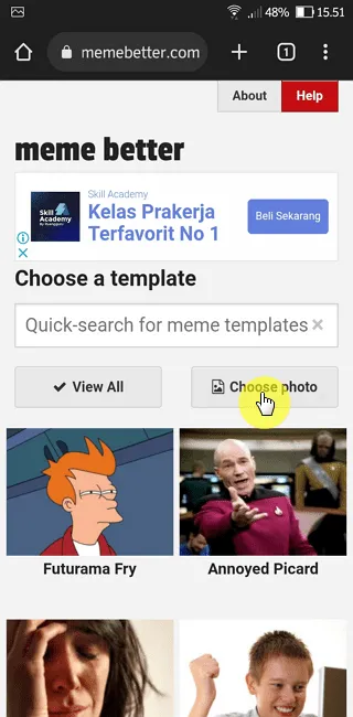 Screenshot 20221121 155120 Cara Membuat Meme Tanpa Aplikasi Kurang dari 3 Menit 7 Screenshot 20221121 155120