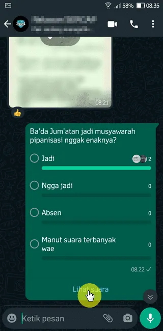 Cara Membuat Polling di WhatsApp Tanpa Aplikasi Tambahan 9 WhatsApp Image 2022 11 24 at 10.18.556 Cara Membuat Polling di WhatsApp Tanpa Aplikasi Tambahan 7 WhatsApp Image 2022 11 24 at 10.18.556