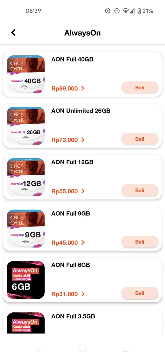 Screenshot 20221207 083920 Cara Beli Kuota Internet 3 Lewat Aplikasi Bima+ 5 Screenshot 20221207 083920