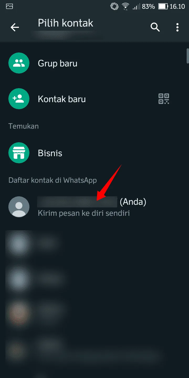 iMarkup 20221224 163202 Cara Kirim Pesan ke Nomor Sendiri Langsung dari WhatsApp 2 iMarkup 20221224 163202