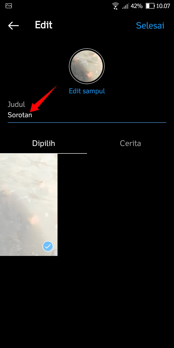 iMarkup 20221227 102702 Cara Hilangkan Judul Highlight Instagram dengan Mudah 9 iMarkup 20221227 102702
