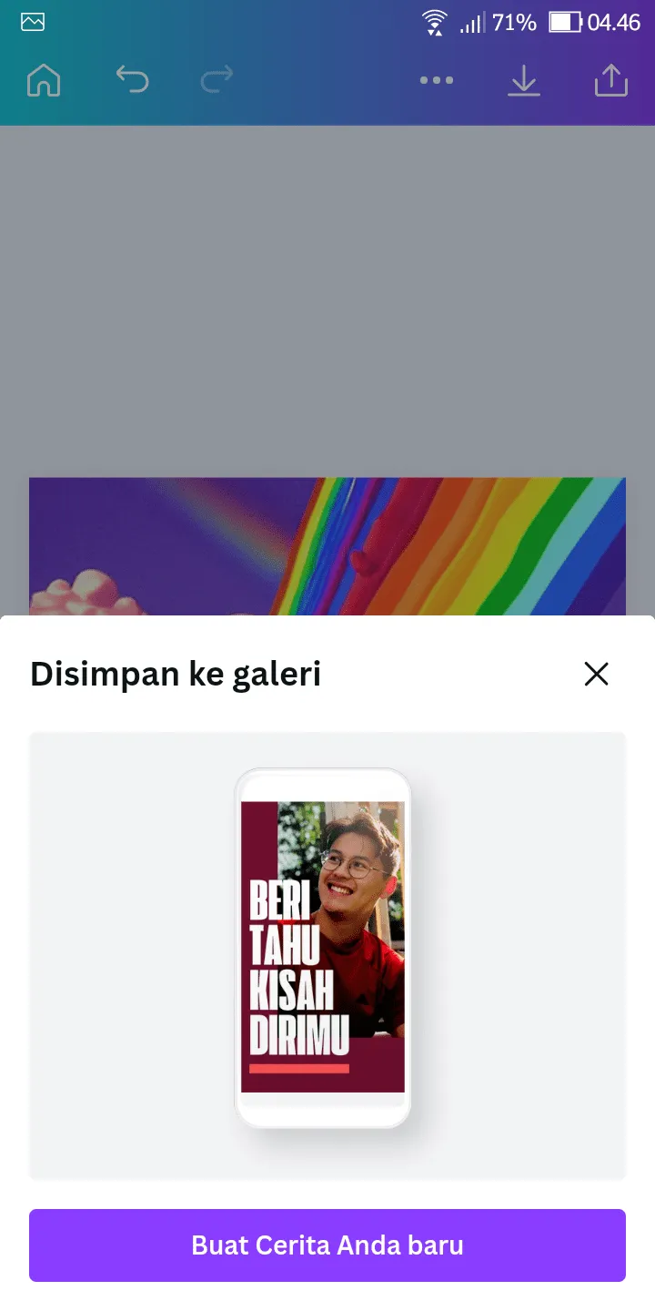 Screenshot 20230110 044635 Cara Mudah Ubah Teks Menjadi Gambar di Aplikasi Canva 16 Screenshot 20230110 044635