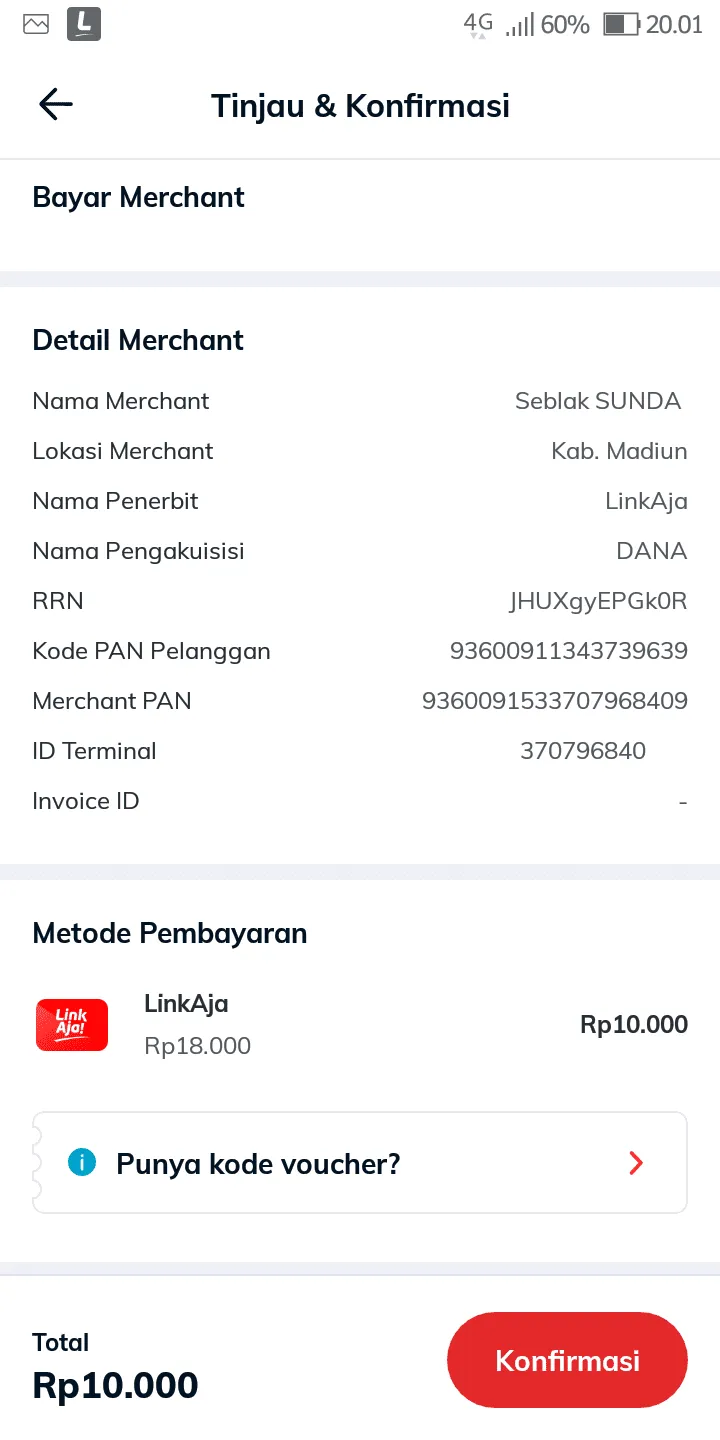 Screenshot 20230217 200123 Cara Melakukan Pembayaran dengan QRIS di Aplikasi LinkAja 4 Screenshot 20230217 200123