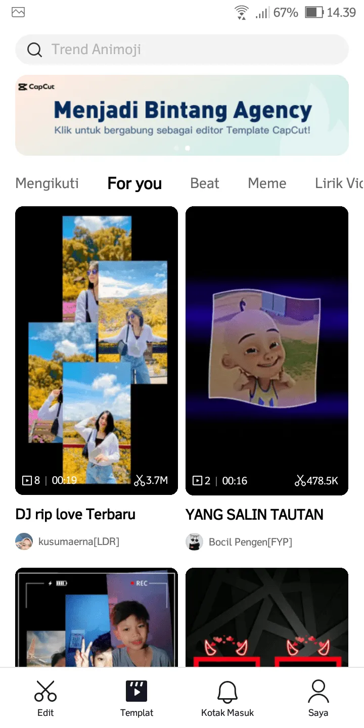 iMarkup 20230221 173007 Cara Menggunakan Template Video di Aplikasi CapCut 2 iMarkup 20230221 173007