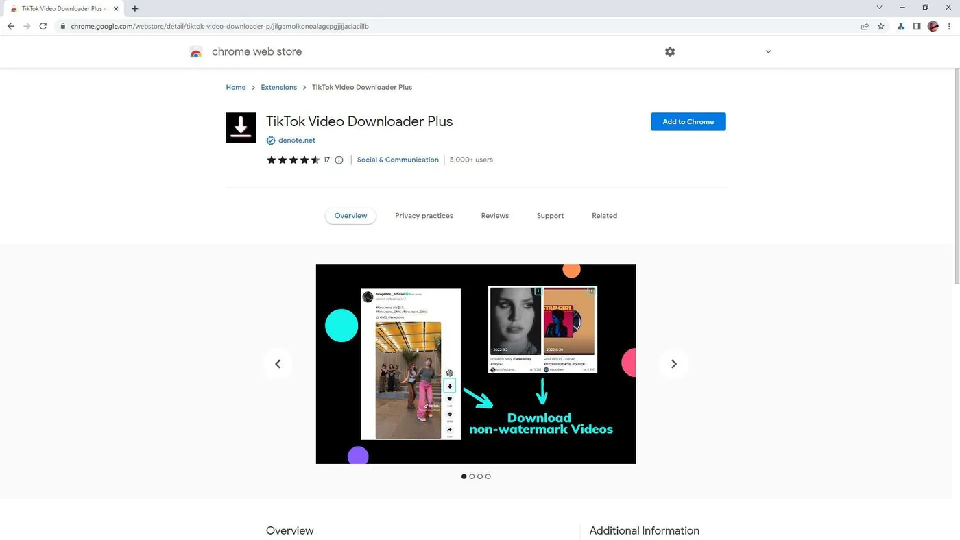 4 Situs Gratis Untuk Download Video TikTok di PC/Laptop 4 Ekstensi browser TikTok Video Downloader Plus 4 Situs Gratis Untuk Download Video TikTok di PC/Laptop 4 Ekstensi browser TikTok Video Downloader Plus