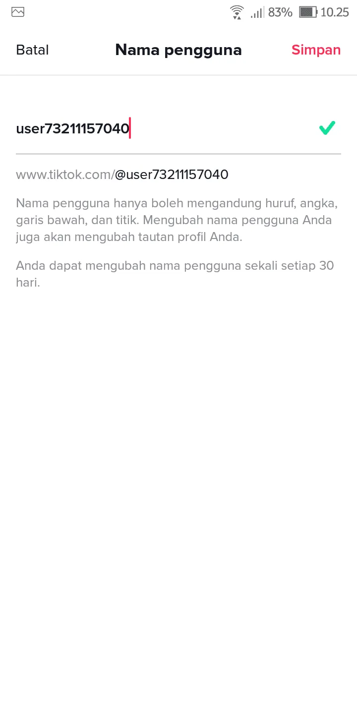 Screenshot 20230310 102546 Cara Mengubah Username Akun TikTok Agar Mudah Diingat 4 Screenshot 20230310 102546