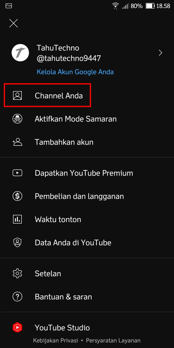 iMarkup 20230309 201417 Cara Ubah Username Channel YouTube Langsung dari Aplikasi 2 iMarkup 20230309 201417