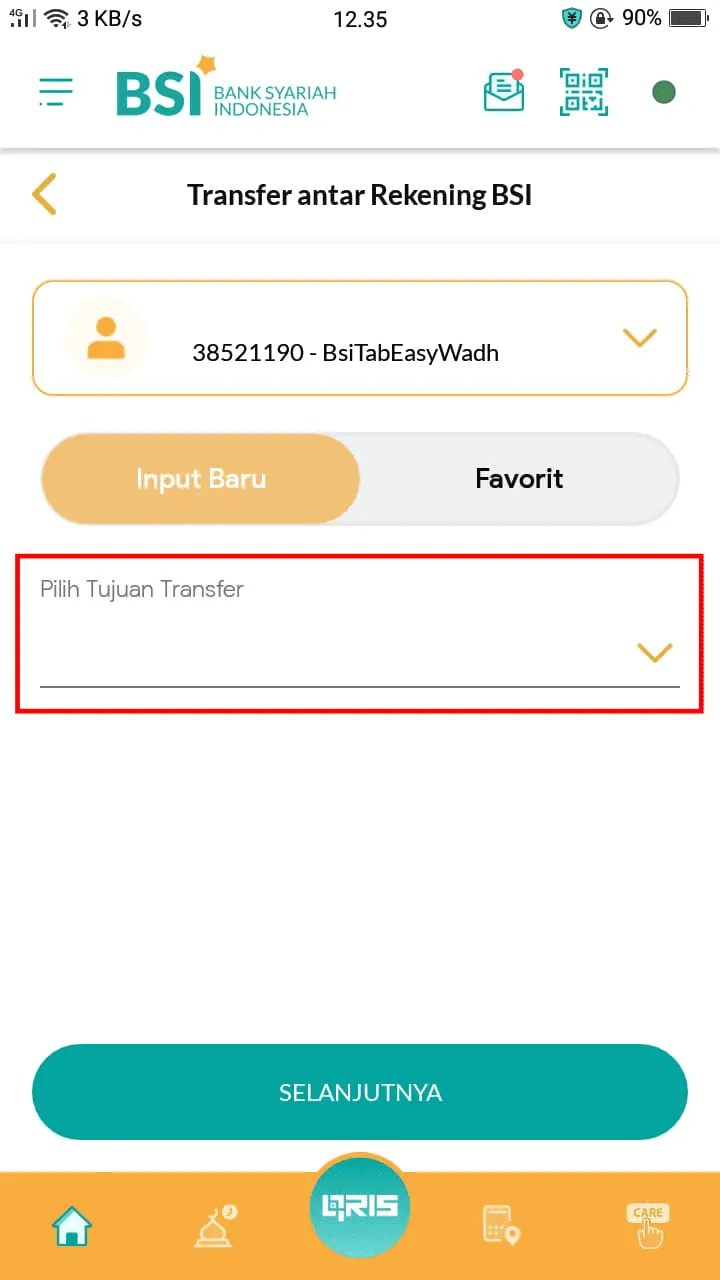 iMarkup 20230321 195956 Cara Transfer ke Sesama Rekening di Aplikasi BSI Mobile 6 iMarkup 20230321 195956
