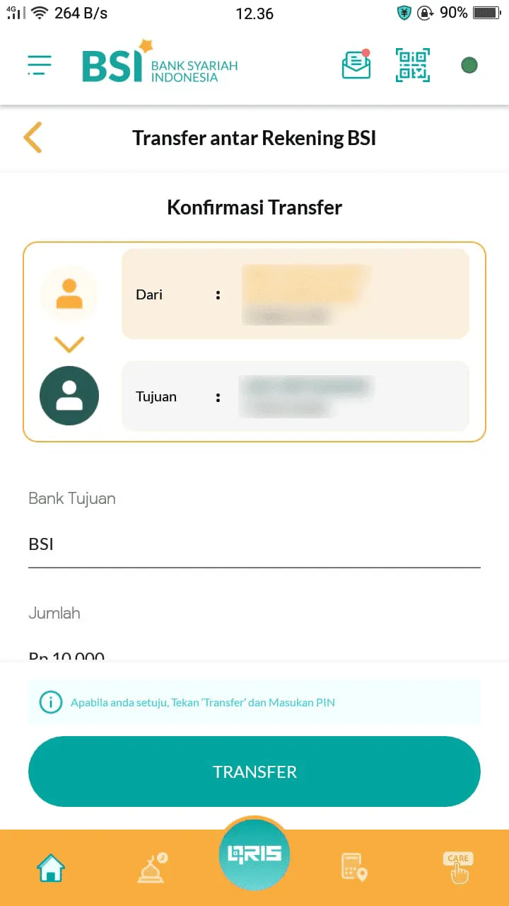 iMarkup 20230321 202726 Cara Transfer ke Sesama Rekening di Aplikasi BSI Mobile 9 iMarkup 20230321 202726