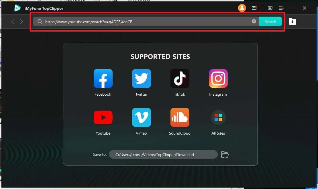 url bar Cara Download Video TikTok, YouTube, dll Kualitas HD di PC 13 url bar