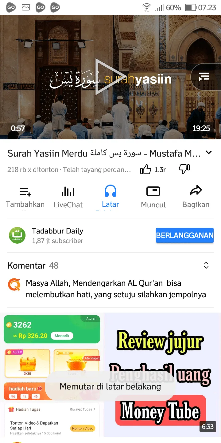 Screenshot 20230408 072304 Cara Putar Video YouTube di Latar Belakang dengan GoTube 4 Screenshot 20230408 072304