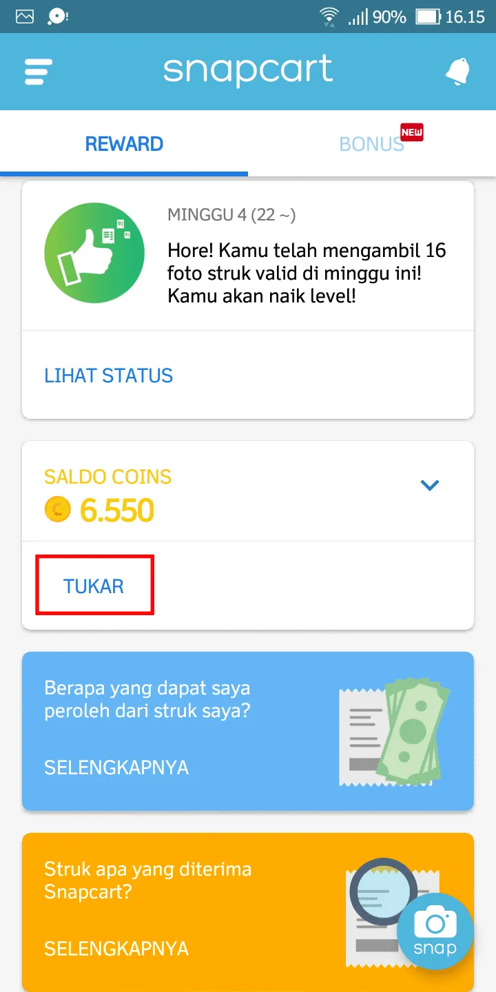 Cara Tukar Ribuan Koin Snapcart Jadi Rupiah dengan Cepat 3 iMarkup 20230530 072525 Cara Tukar Ribuan Koin Snapcart Jadi Rupiah dengan Cepat 1 iMarkup 20230530 072525